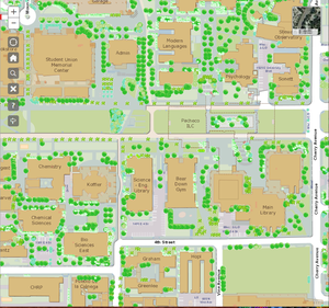 University Of Arizona Campus Map