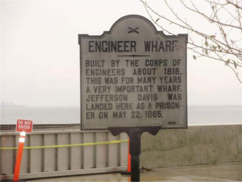 Engineer Wharf Historical Marker